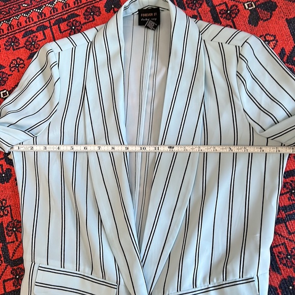 NWT light blue pinstripe suit set - Picture 6 of 10